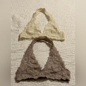 Free people, lace bralette, size, extra small, no rips or stains